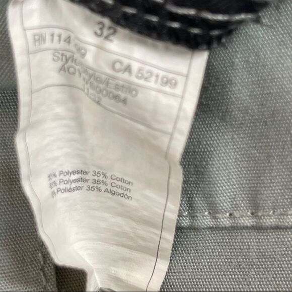 Quiksilver Walking Shorts Chino Flat Front Casual Sage Green Men's Size 32 - Picture 7 of 10